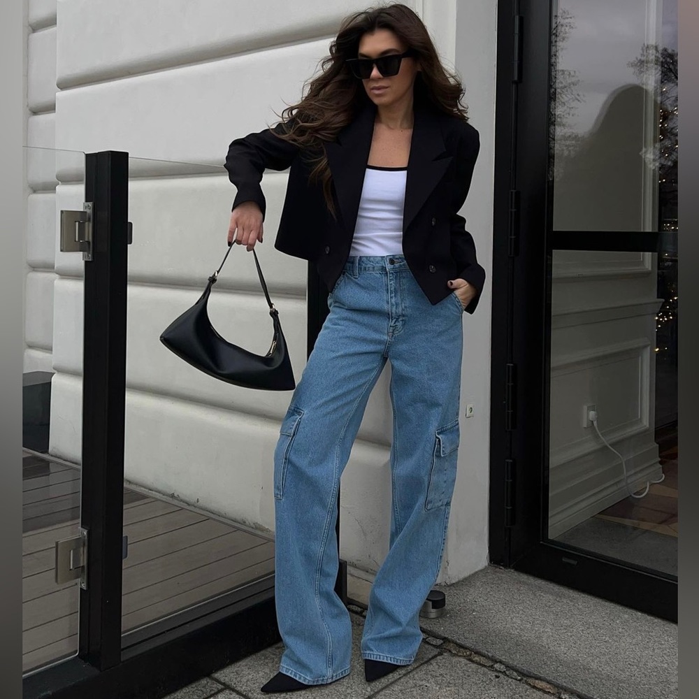 Zara Z1975 Pocket Cargo Jeans